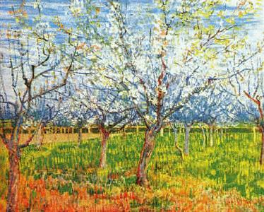 Vincent Van Gogh Orchard in Blossom China oil painting art